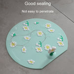 Couvercle de drain de sol anti-bouchage pour cuisine et salle de bain, déodorisant de drain de sol d'égout, Fleur de prunier, Tulipe, Trèfle