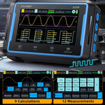 Oscilloscope numérique à panneau plat double canal FNIRSI 2C53P, multimètre, générateur de signaux 3 en 1, 2C53P