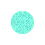 Tapis de léchage pour animaux de compagnie de 7 pouces avec ventouses antidérapantes pour alimentation lente pour chiens et chats, gris, vert menthe, bleu