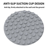 Tapis de léchage pour animaux de compagnie de 7 pouces avec ventouses antidérapantes pour alimentation lente pour chiens et chats, gris, vert menthe, bleu