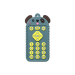 Jouets de dentition en silicone pour bébé, jouets de dentition en forme de dessin animé pour nouveau-nés et nourrissons, Chiot Noir, Chiot Bleu, Chiot Vert, Lapin Noir, Lapin Bleu, Lapin Vert, Ours Noir, Ours Bleu, Ours Vert