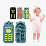Jouets de dentition en silicone pour bébé, jouets de dentition en forme de dessin animé pour nouveau-nés et nourrissons, Chiot Noir, Chiot Bleu, Chiot Vert, Lapin Noir, Lapin Bleu, Lapin Vert, Ours Noir, Ours Bleu, Ours Vert