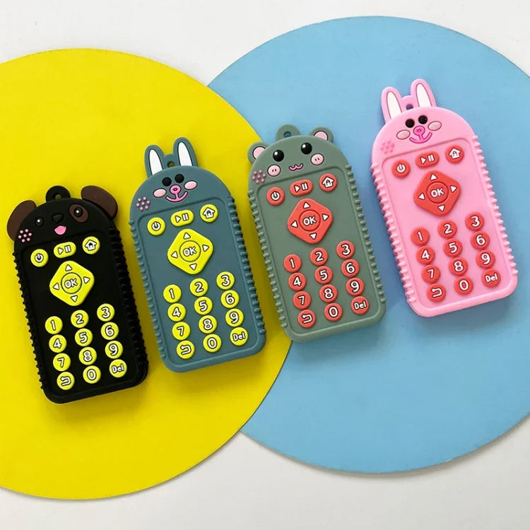 Jouets de dentition en silicone pour bébé, jouets de dentition en forme de dessin animé pour nouveau-nés et nourrissons, Chiot Noir, Chiot Bleu, Chiot Vert, Lapin Noir, Lapin Bleu, Lapin Vert, Ours Noir, Ours Bleu, Ours Vert