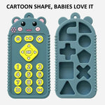 Jouets de dentition en silicone pour bébé, jouets de dentition en forme de dessin animé pour nouveau-nés et nourrissons, Chiot Noir, Chiot Bleu, Chiot Vert, Lapin Noir, Lapin Bleu, Lapin Vert, Ours Noir, Ours Bleu, Ours Vert