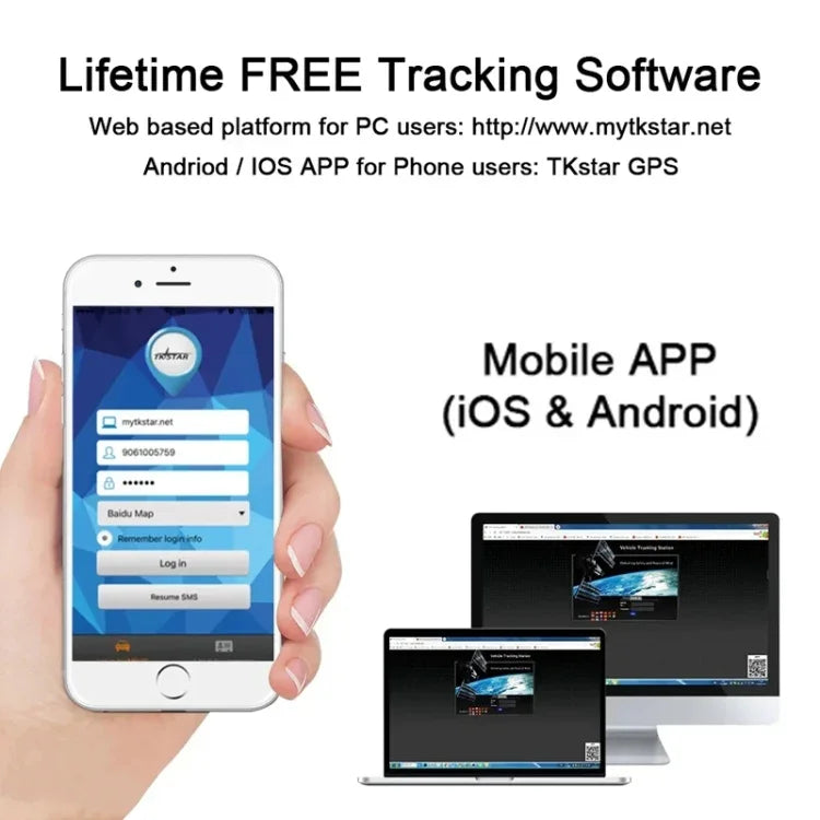 Localisateur GPS antivol pour voiture TKSTAR TK915 4G à quatre fréquences, 4G