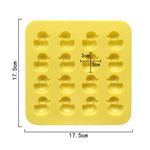 Moule à chocolat en silicone motif canard jaune mignon, moule à cire à cacheter motif canard jaune