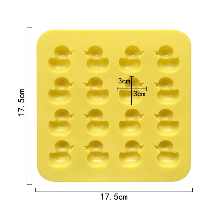 Moule à chocolat en silicone motif canard jaune mignon, moule à cire à cacheter motif canard jaune