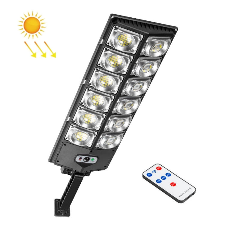 Lampes solaires de jardin à double rangée LED à forte luminosité et lampes de rue à induction, E-SMARTER W789A-6, E-SMARTER W789B-6