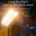 Lampes solaires de jardin à double rangée LED à forte luminosité et lampes de rue à induction, E-SMARTER W789A-6, E-SMARTER W789B-6
