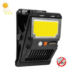 Applique murale solaire avec pince, lampe anti-moustiques, capteur de mouvement portable pour jardin extérieur, E-SMARTER W7105-1 Patch, E-SMARTER W7105-2 COB