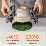 Tapis de cuisson en silicone isolant thermique résistant aux hautes températures pour la cuisine