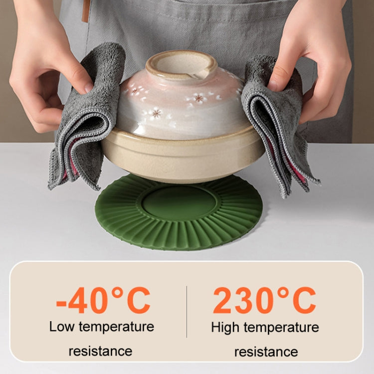 Tapis de cuisson en silicone isolant thermique résistant aux hautes températures pour la cuisine