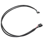 Câble d'extension USB2.0 9 broches pour carte mère, cordon blindé double 26AWG, 20cm, 30cm, 50cm, 60cm