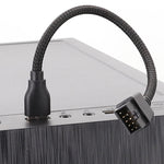 Câble adaptateur USB-A mâle vers 9 broches pour carte mère avec RGB intégré vers port U externe, USB-A mâle vers 9 broches