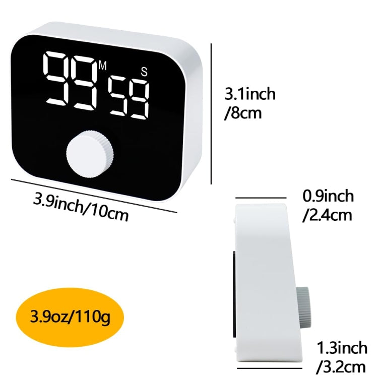 Minuteur rotatif à LED YS pour cuisine