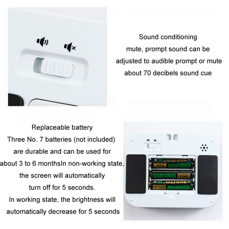 Minuteur rotatif à LED YS pour cuisine