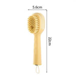 Brosse à chaussures multifonctionnelle à remplissage liquide Brosse à linge ménagère à poils doux