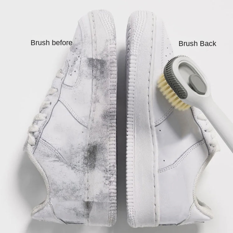 Brosse à chaussures multifonctionnelle à remplissage liquide Brosse à linge ménagère à poils doux