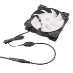 Câble adaptateur d'alimentation DC5521 vers ventilateur de boîtier 12V 4 broches, DC5521 vers 12V 4 broches