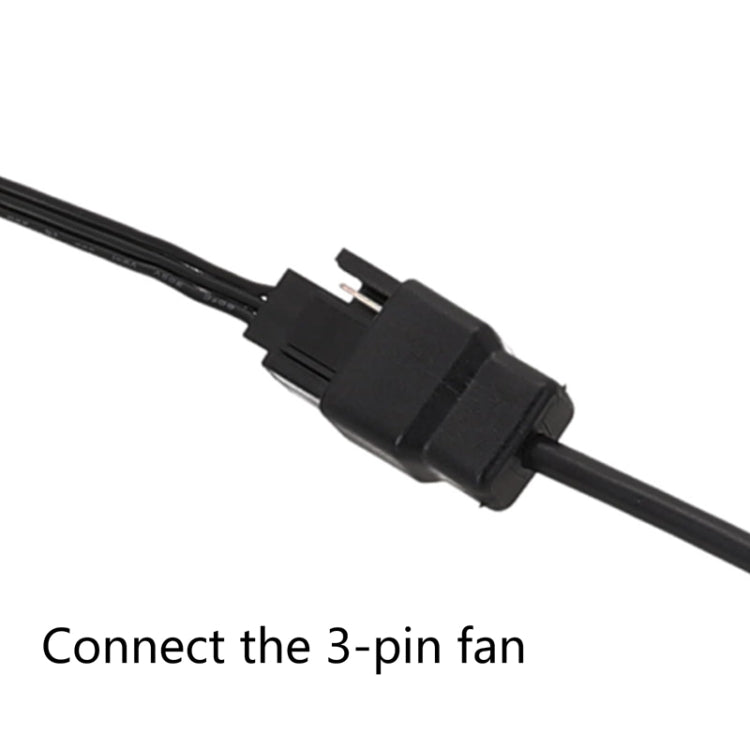 Câble adaptateur d'alimentation DC5521 vers ventilateur de boîtier 12V 4 broches, DC5521 vers 12V 4 broches
