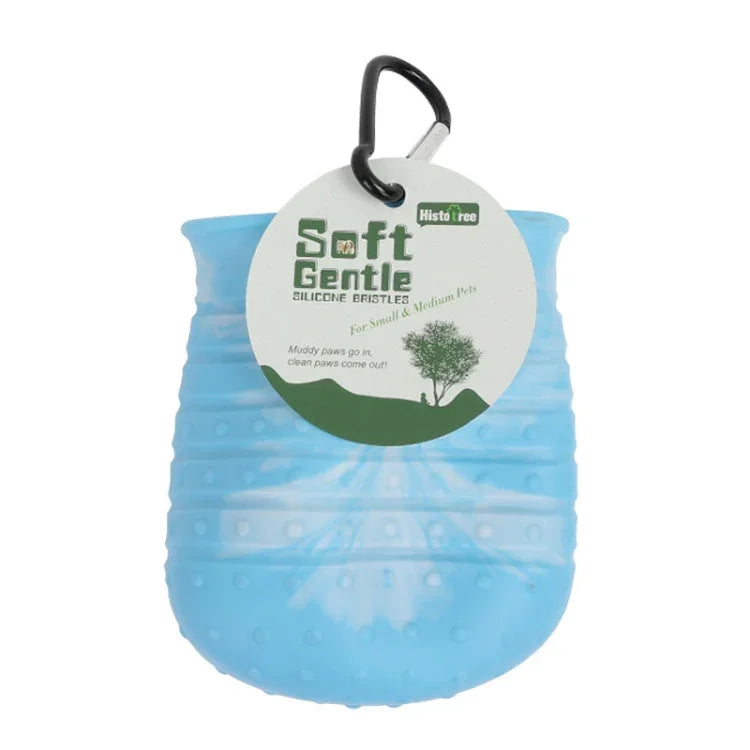 Histotree Lave-pattes Multifonctionnel pour Chien, Petit (Violet), Petit (Bleu), Grand (Rose), Grand (Violet), Grand (Bleu)