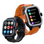 Montre connectée LOKMAT APPLLP 4 MAX 2,02 pouces Android 8.1, Wifi, Bluetooth, 2G+16G (Bleu marine), 2G+16G (Argent)