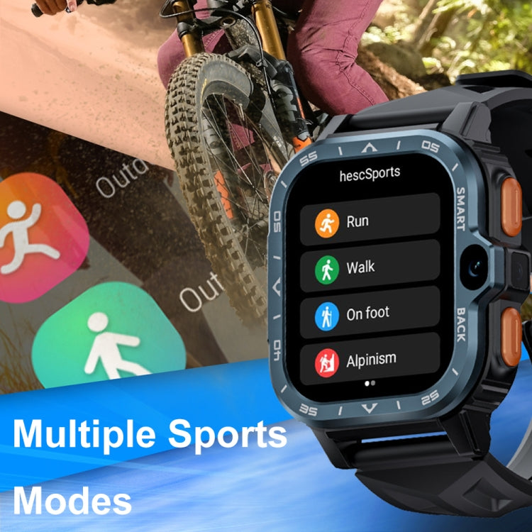 Montre connectée LOKMAT APPLLP 4 MAX 2,02 pouces Android 8.1, Wifi, Bluetooth, 2G+16G (Bleu marine), 2G+16G (Argent)