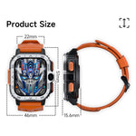 Montre connectée LOKMAT APPLLP 4 MAX 2,02 pouces Android 8.1, Wifi, Bluetooth, 2G+16G (Bleu marine), 2G+16G (Argent)