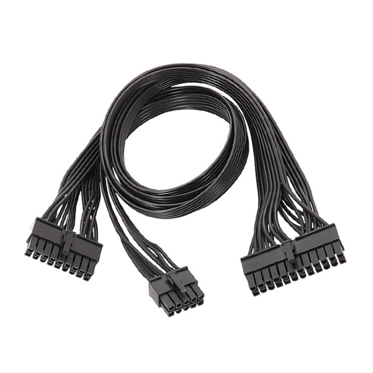 Câble plat pour module EVGA 10 broches / 18 broches vers 24 broches pour carte graphique, 60cm pour EVGA