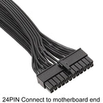 Câble plat pour module EVGA 10 broches / 18 broches vers 24 broches pour carte graphique, 60cm pour EVGA