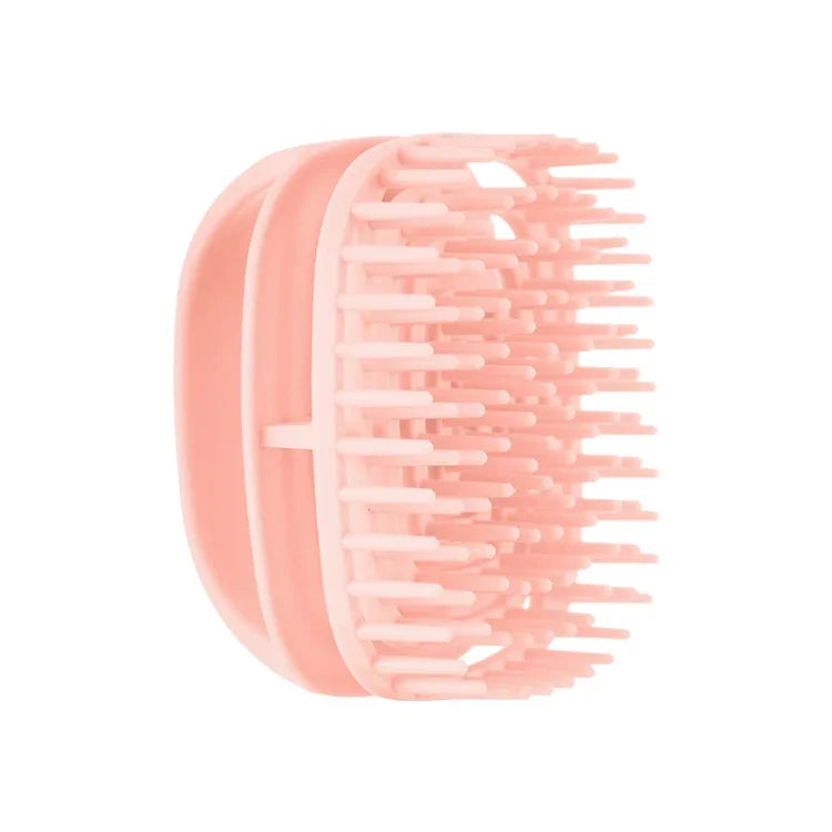 Brosse à shampooing en silicone, brosse de massage pour cuir chevelu propre, brosse à shampooing portable sèche et humide