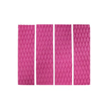 4 pièces / set patins antidérapants diamant EVA pour shortboard de surf, rose, bleu, noir, jaune, vert