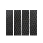 4 pièces / set patins antidérapants diamant EVA pour shortboard de surf, rose, bleu, noir, jaune, vert