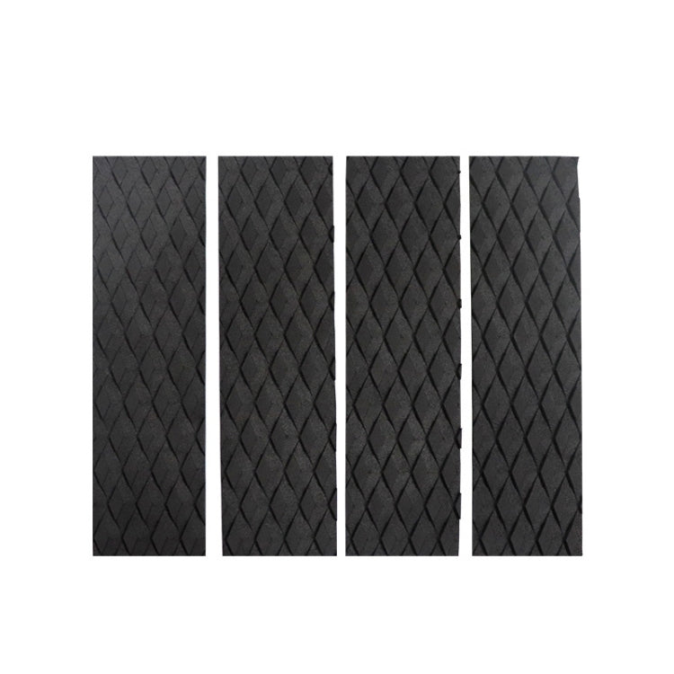 4 pièces / set patins antidérapants diamant EVA pour shortboard de surf, rose, bleu, noir, jaune, vert