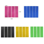 4 pièces / set patins antidérapants diamant EVA pour shortboard de surf, rose, bleu, noir, jaune, vert