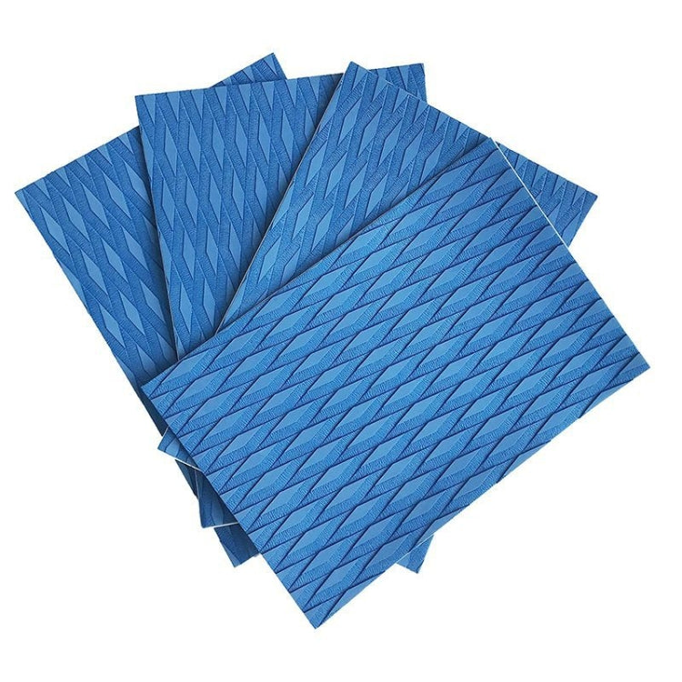 4pcs /Set Tampons antidérapants en EVA pour planche de surf, repose-pieds de kayak, Noir, Bleu, Vert, Orange
