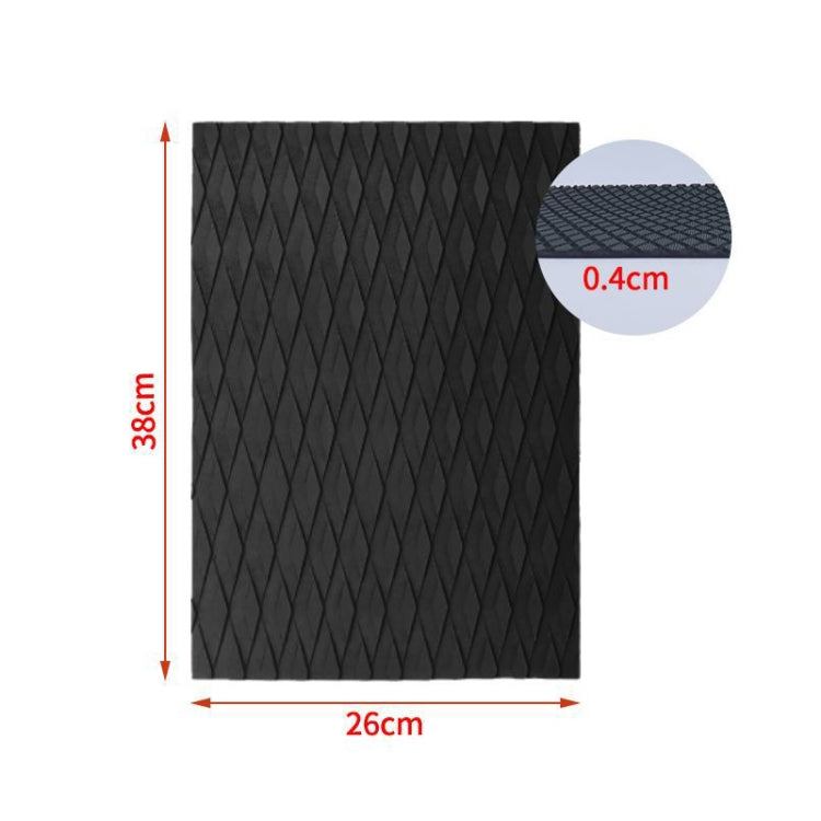 4pcs /Set Tampons antidérapants en EVA pour planche de surf, repose-pieds de kayak, Noir, Bleu, Vert, Orange