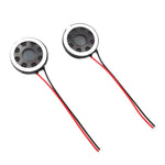 2 pièces 20 mm 8 Ohm 0,5W/1W pour jouets médicaux, haut-parleur de sécurité en plastique interne à soudure magnétique filaire