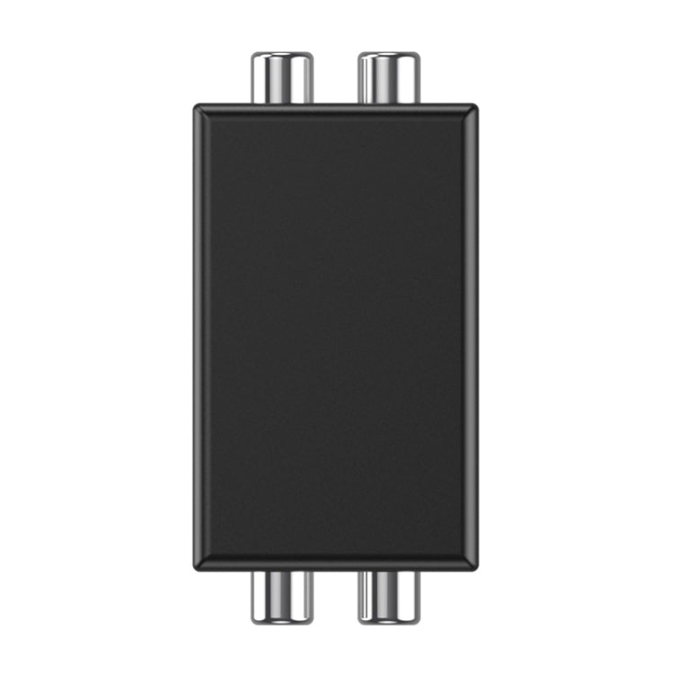 Isolateur de boucle de masse audio RCA anti-interférence, réducteur de bruit, élimine le son de courant, récepteur Bluetooth, carré, ellipse
