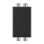 Isolateur de boucle de masse audio RCA anti-interférence, réducteur de bruit, élimine le son de courant, récepteur Bluetooth, carré, ellipse
