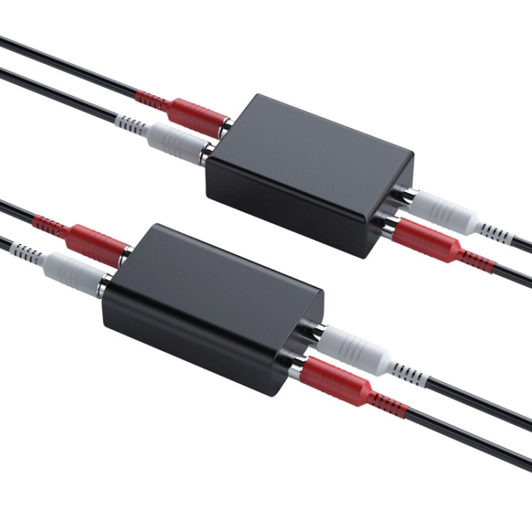 Isolateur de boucle de masse audio RCA anti-interférence, réducteur de bruit, élimine le son de courant, récepteur Bluetooth, carré, ellipse