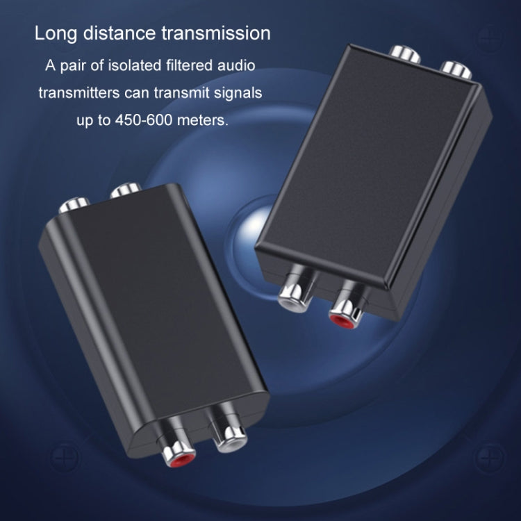 Isolateur de boucle de masse audio RCA anti-interférence, réducteur de bruit, élimine le son de courant, récepteur Bluetooth, carré, ellipse