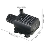 Pompe à Eau Froide Circulante Micro Brushless DC 12V pour Fontaine, QR50C