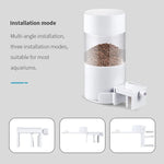 Distributeur automatique de nourriture pour poissons à double usage USB direct / batterie, distribution avec minuterie, O2