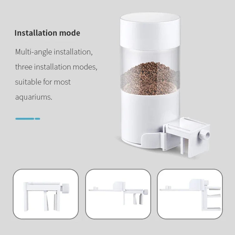 Distributeur automatique de nourriture pour poissons à double usage USB direct / batterie, distribution avec minuterie, O2