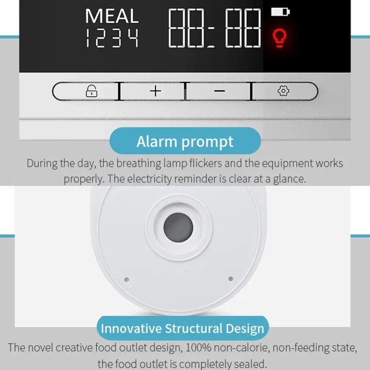 Distributeur automatique de nourriture pour poissons à double usage USB direct / batterie, distribution avec minuterie, O2