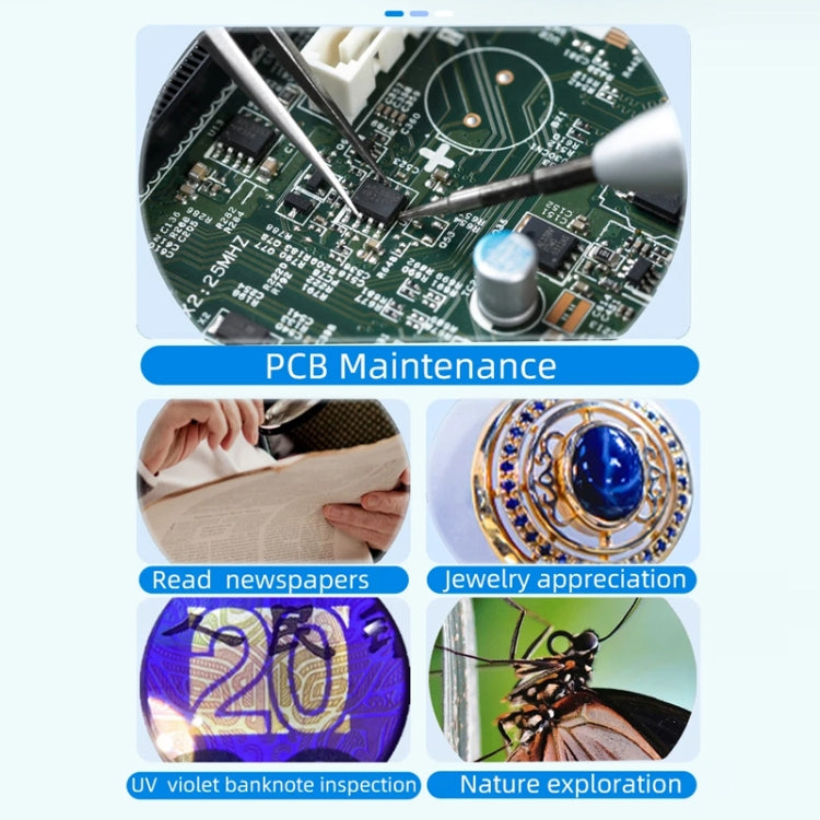 Microscope numérique portable, loupe électronique haute définition