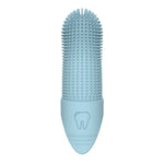 Brosse à dents pour animaux de compagnie (chats et chiens), brosse à dents en silicone, outil de soin bucco-dentaire pour animaux.