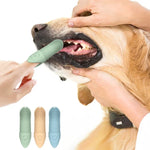 Brosse à dents pour animaux de compagnie (chats et chiens), brosse à dents en silicone, outil de soin bucco-dentaire pour animaux.