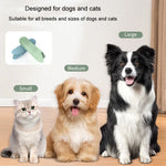 Brosse à dents pour animaux de compagnie (chats et chiens), brosse à dents en silicone, outil de soin bucco-dentaire pour animaux.